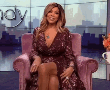 let's get into it, classy legs crossed wendy williams gif